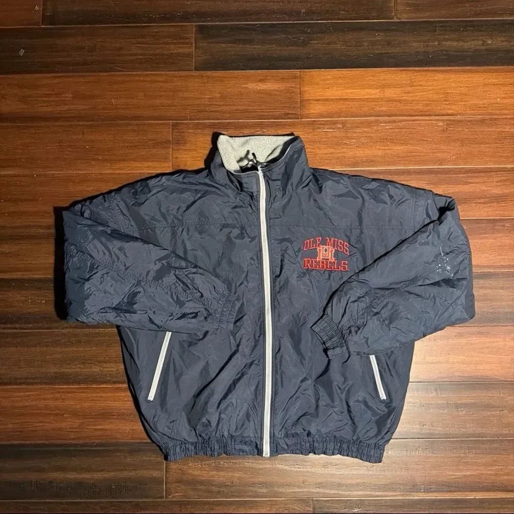 Vintage Russell Ole Miss Full-zip Jacket